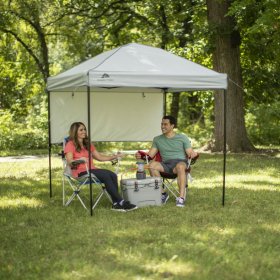 Ozark Trail 6' x 6' Gray Instant Outdoor Canopy with UV Protection