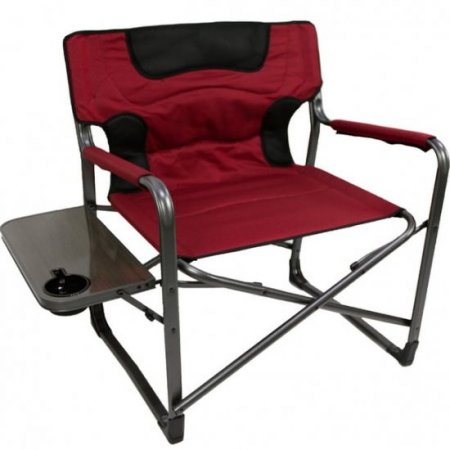 Ozark Trail Camping Director Chair XXL, Red, Adult, 10lbs