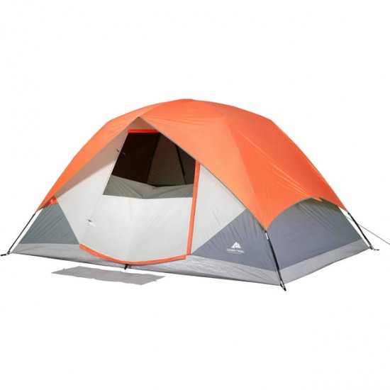 Ozark Trail 12\' x 8\' Dome Camping Tent with Roll Fly Back, Sleeps 6