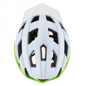 Ozark Trail Adult Bike Helmet, White and Lime Green (Ages 14+)
