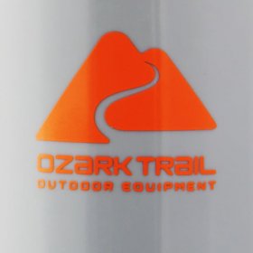 Ozark Trail 22 Fluid Ounces Cycling Water Bottle, Black and Gray