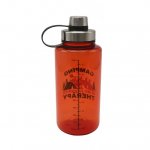 Ozark Trail 32 oz (32 fluid ounces) Red BPA Free Plastic Water Bottle with Screw-on Lid, Camping Design