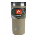Ozark Trail Double Wall Vacuum Sealed Stainless Steel Tumbler 22 Ounce Tan